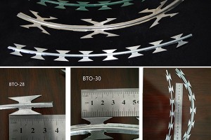 Cheapest Price Razor Barb Wire Price Per Roll - Razor Barbed Wire – Hepeng