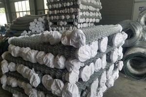 barrière de maillon de chaîne enduit PVC