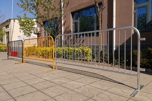 PVC Painted Đám đông kiểm soát Barrier