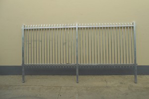 Galvanizado Fence Ferro Forjado
