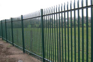 palisade metal fence