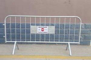 Galvanized Crowd Control barrier